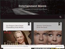 Tablet Screenshot of entertainmentmaven.com